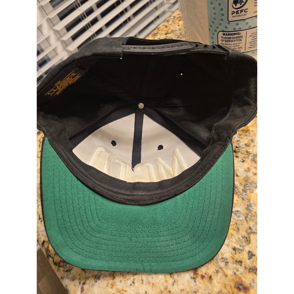 Highly Suspect MCID Band Hat Black Snapback Yupoong The Classics Flat Brim Cap - Picture 3 of 4
